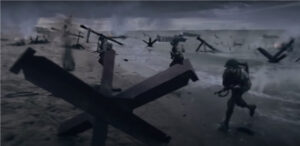 Still from D-Day The Last Heroes - production design by Jan Walker